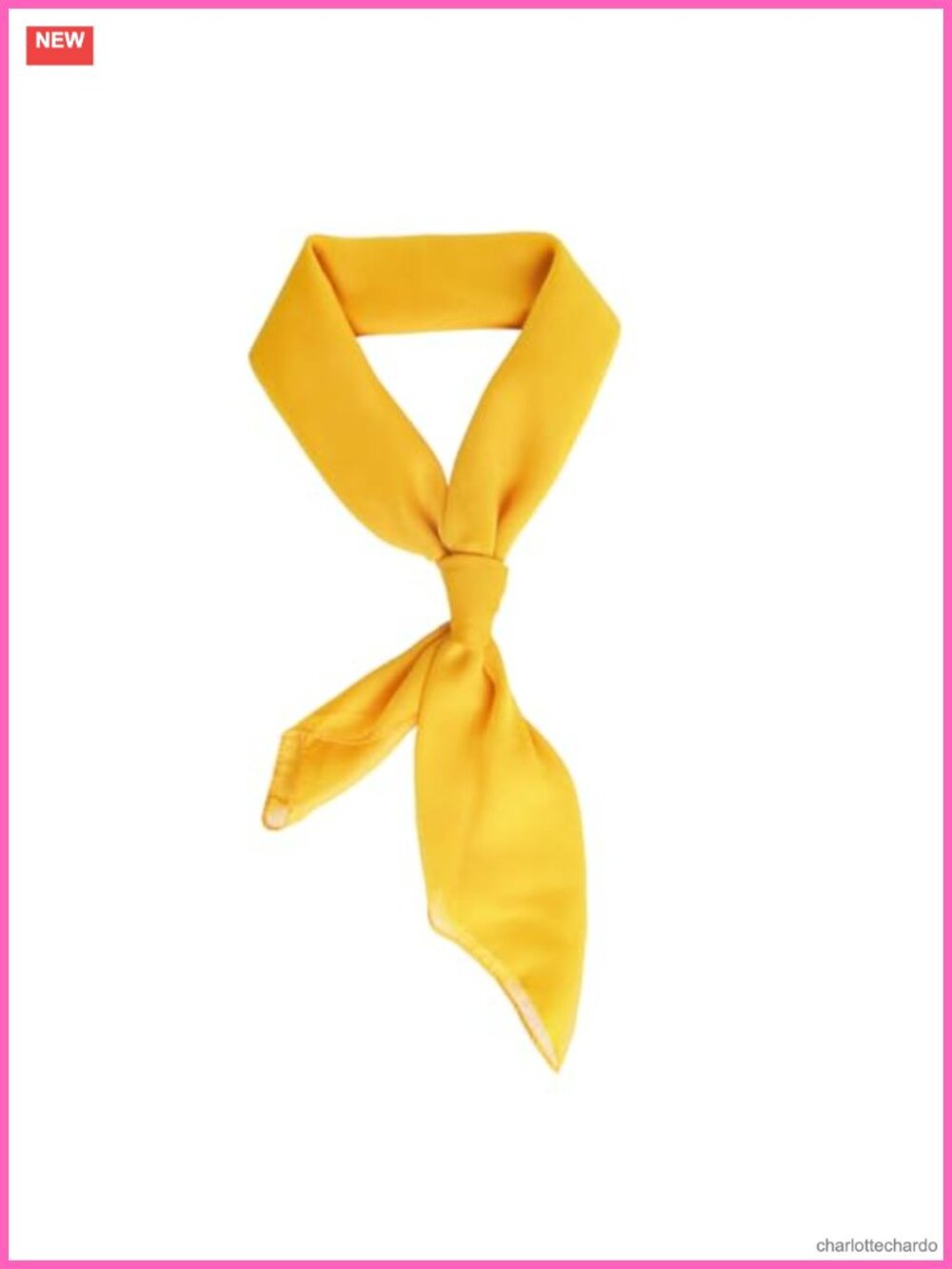 Chiffon Square Scarf 25.6 Inch Polyester Neck Head Wrap 1950s Costume Accessory